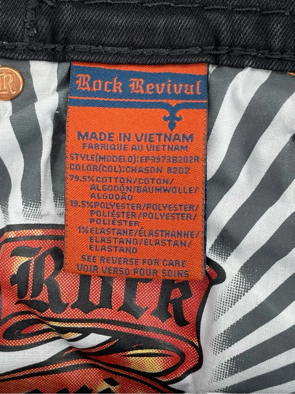 Rock Revival Black Jeans